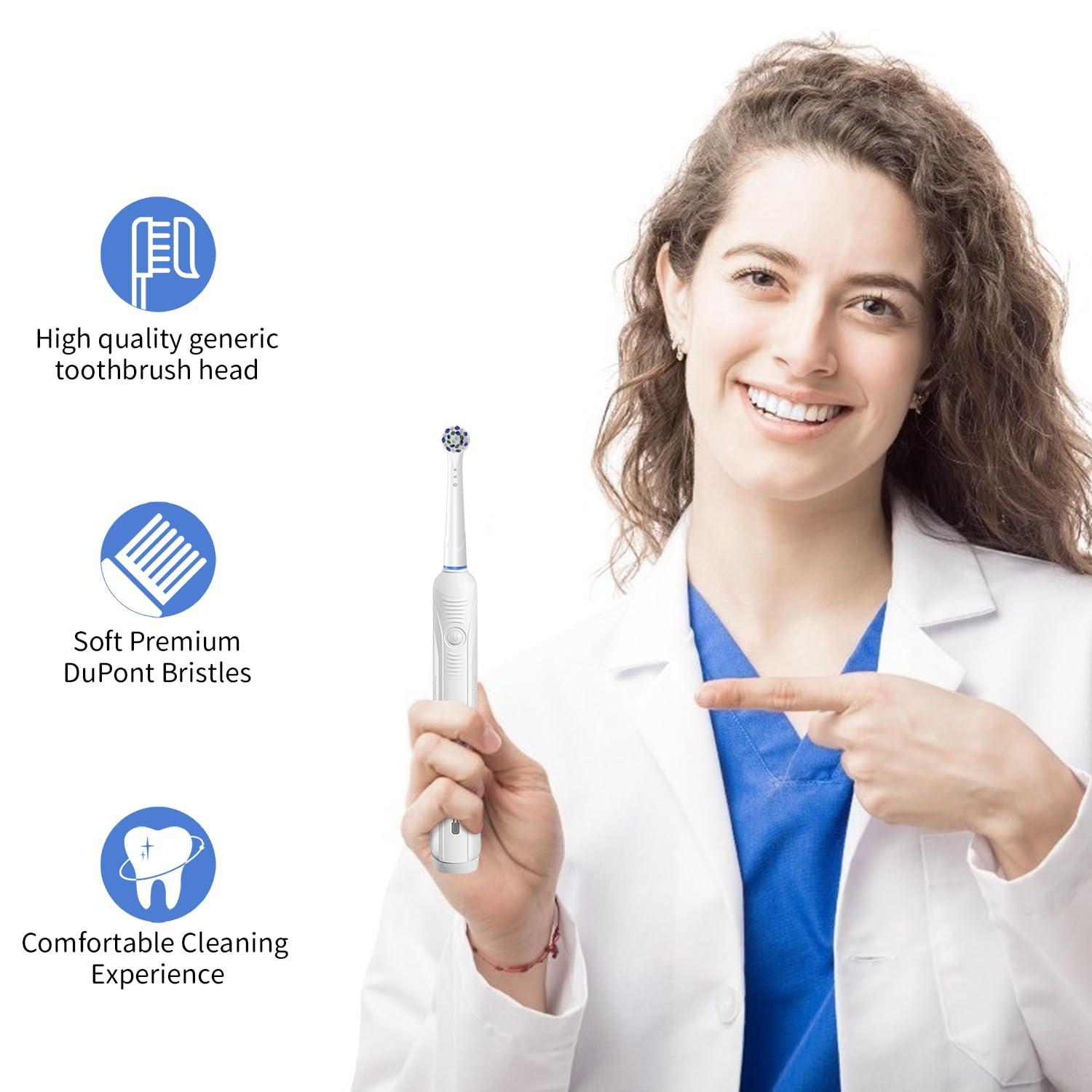 TINGOX Replacement Toothbrush Heads for Oral B Braun, 8 Pack Professional Electric Toothbrush Heads, Precision Clean Brush Heads Refill Compatible With Oral-B 7000/Pro 1000/9600/ 5000/3000/8000 (8pack)