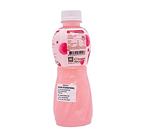 Kato Kato Lychee Juice with Nata de Coco, 320 ml Each, Pack of 6