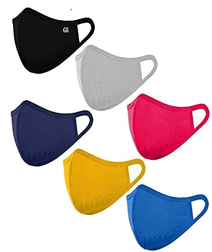 GR DESIGN GR DESIGN Cotton Anti Pollution 3 Layer Reusable Face Mask. (6)