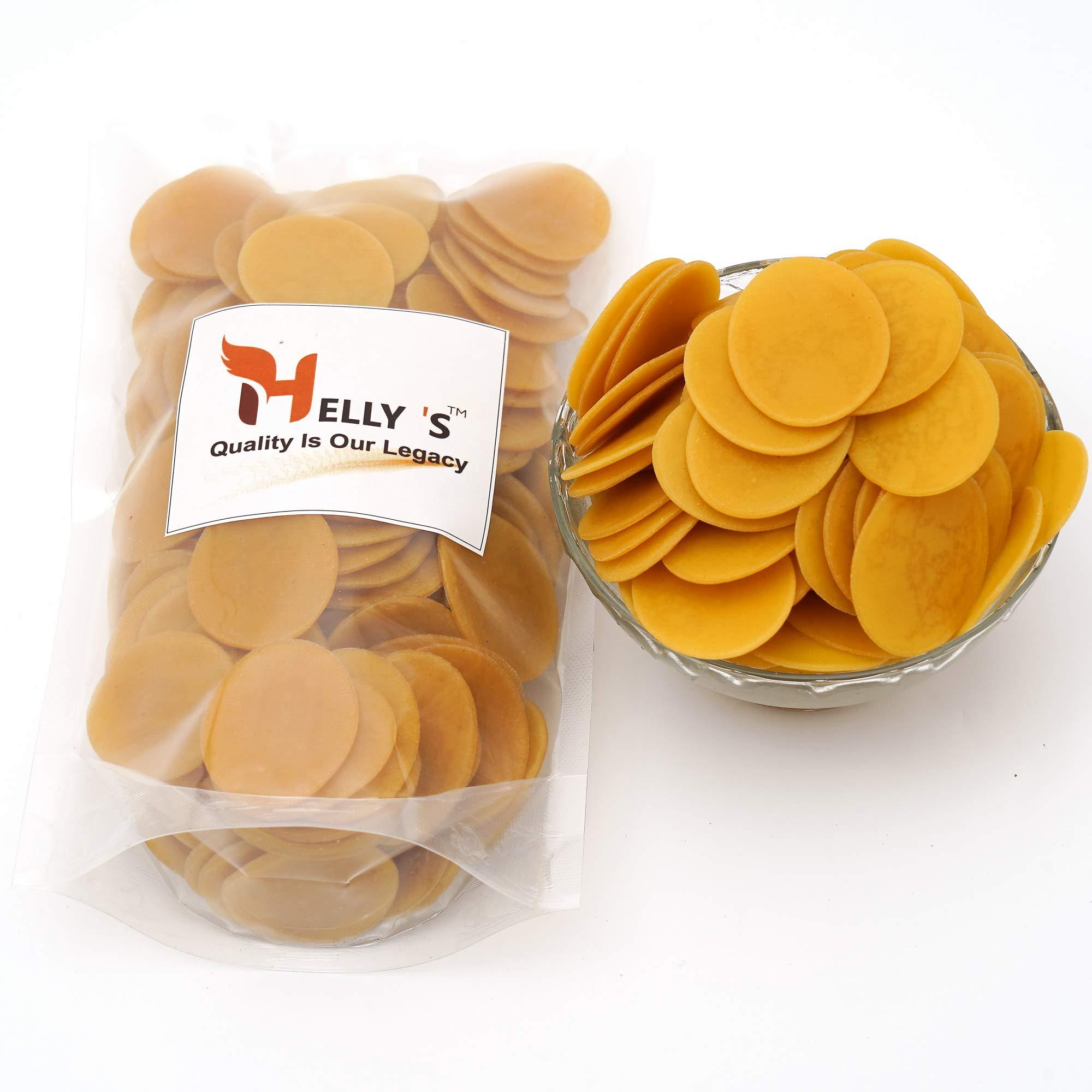 Helly's Helly\'s Dry Ready To Fry Atta Golgappa / Panipuri Papad Fryums (Puchka / Gupchup) Packet | Microwave, Air Fry Instant Fresh Whole Wheat Golgappe, Masala - 400 Gm