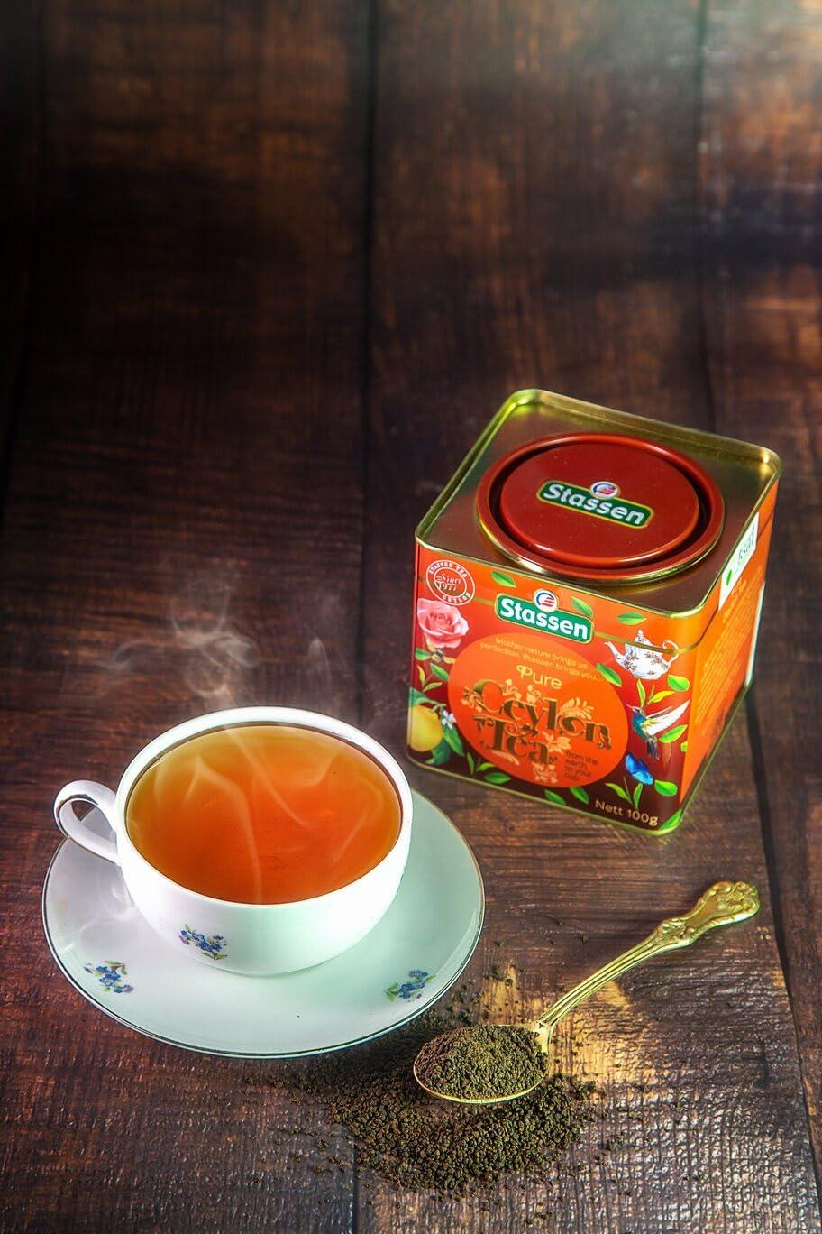 TIB-The Infinity Box TIB-The Infinity Box Raw Ceylon Tea Tin 100g Imported Unflavoured Black Tea Tin Pack 100g | Pack Of 3