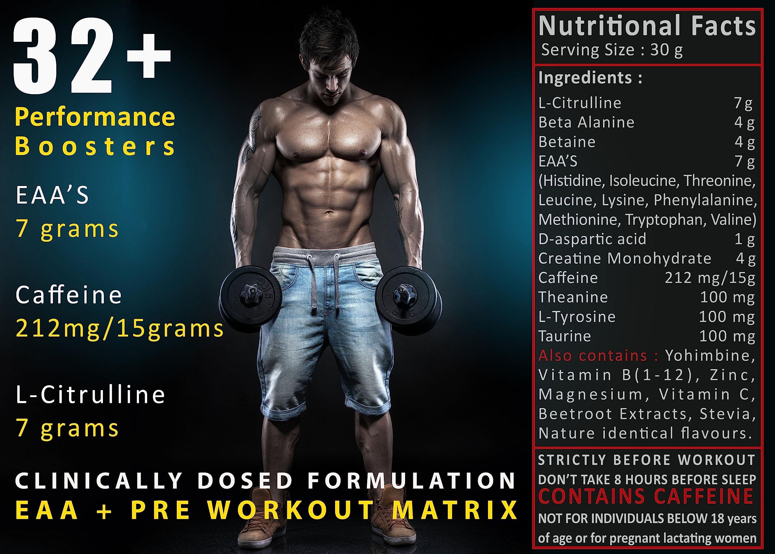 Grizzly Nutrition Grizzly Nutrition ,True Legend-Olympian Standard,Dualstage Pre Workout +Eaa Intra Workout-V2 Genesis 900Gram,32+ Performance Boosters (Lime+Kiwi-Dual Pack),Energy+ Prebooster 75 Serv,Powder