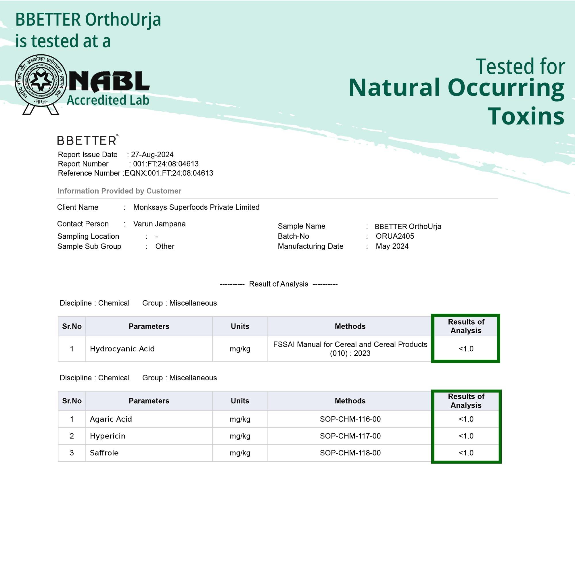 BBETTER BBETTER OrthoUrja -Ayurvedic Knee Pain, Joint Pain & Arthiritis Relief | Made by Taila Paka Vidhi Method | 60 Softgels for Knee Pain, Joint Pain & Arthritis Relief