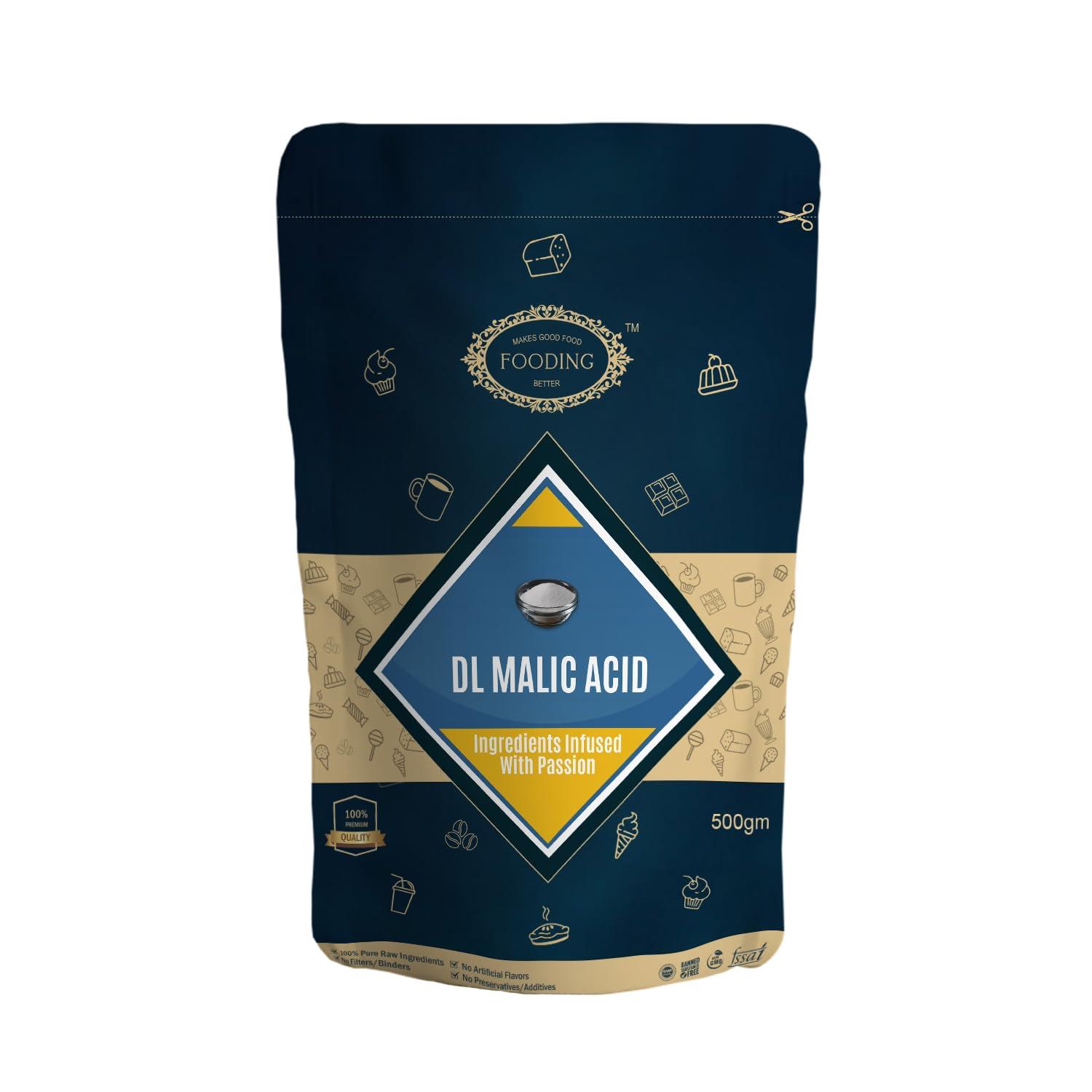 Fooding Fooding DL-Malic Acid Powder - 1 KG