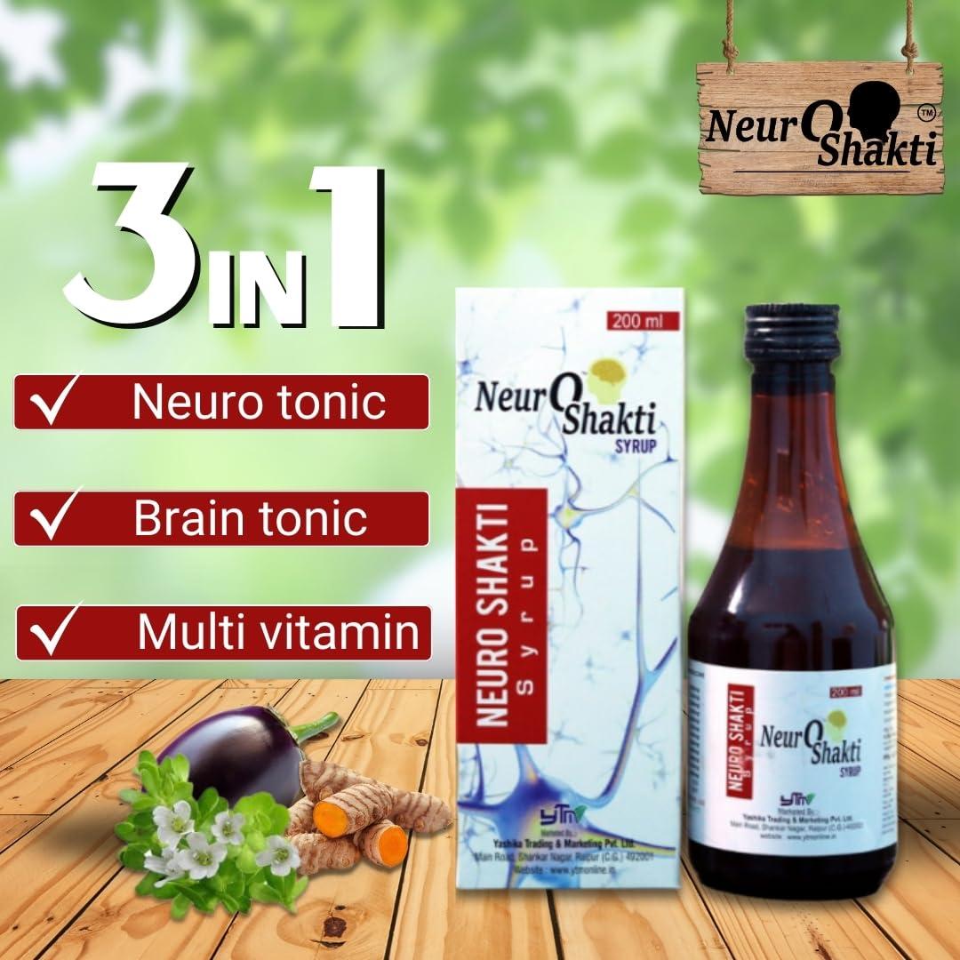 Neuro Shakti Neuro Shakti Syrup helps in tension depression good sleep & mental wellness 200ml