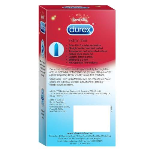 Durex Durex Pleasure Packs (Condoms - 10 Count (Extra Thin) & 10 Count (Extra Dots)