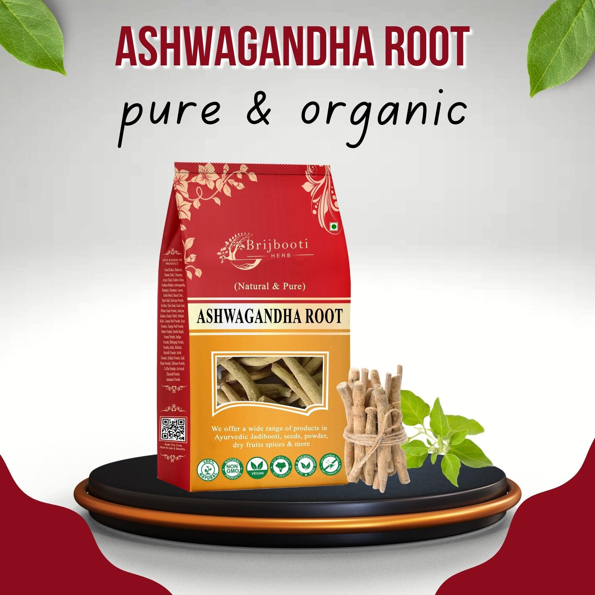 BIRJU MAHAVIR BIRJU MAHAVIR Ashwagandha Withania Somnifera Root, Natural, 200 g