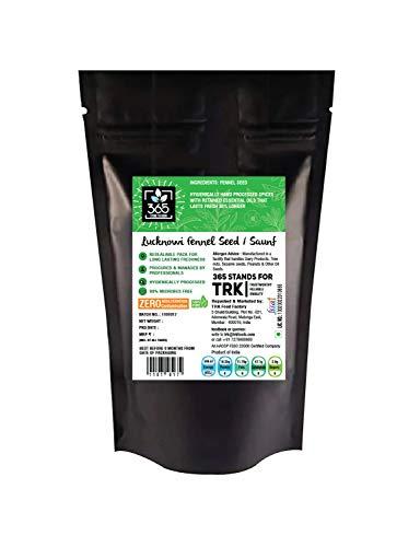 365 STORE TO DOOR 365 STORE TO DOOR LUCKNOWI Fennel Seeds Saunf/Variyali, 100 gm | Whole Spice | No Chemicals | No Pesticides | No Preservatives | Wellness Spice | Fresh Grocery Items