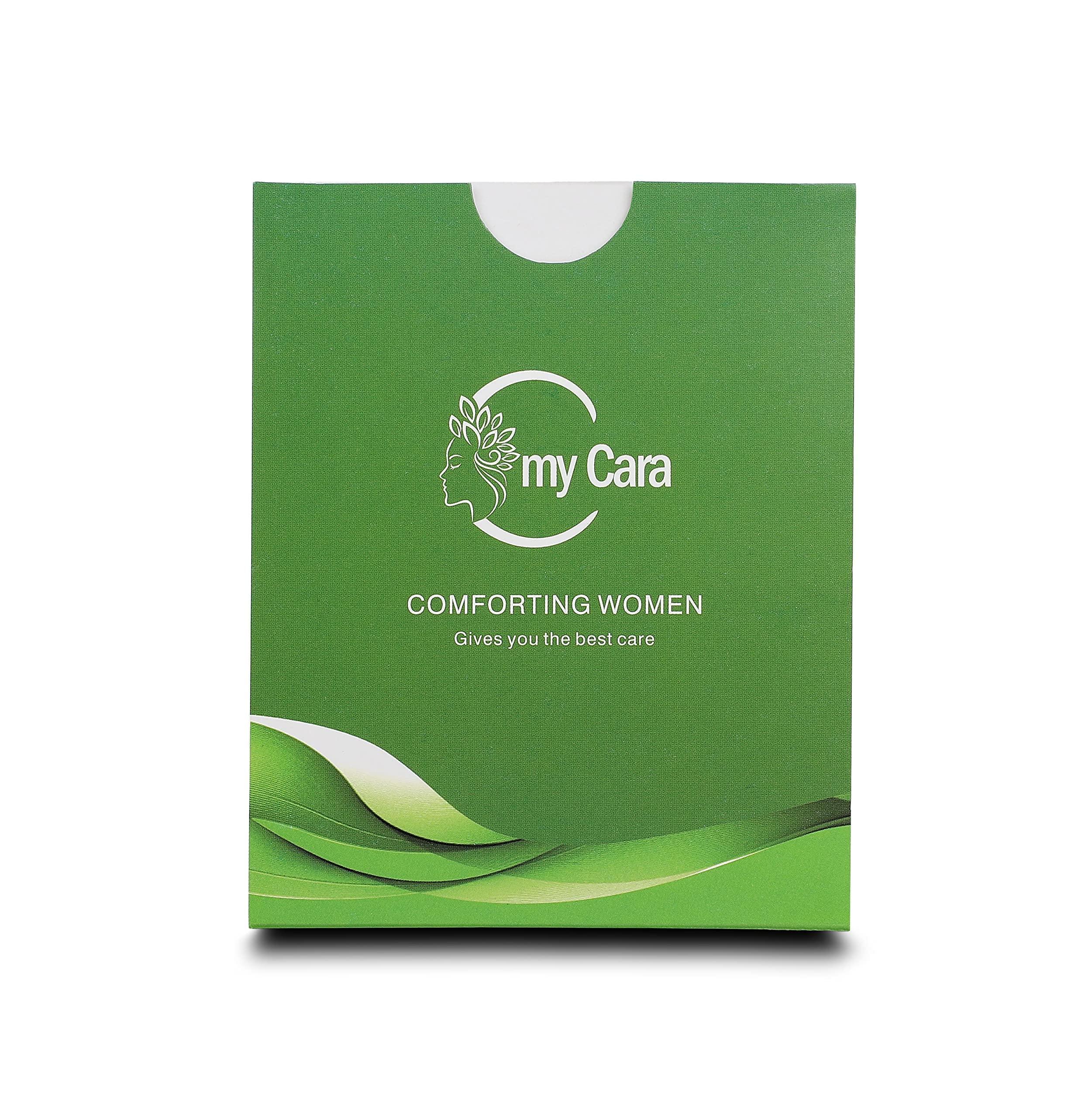 My Cara My Cara Ultra-thin Sanitary Pads/Napkins for women (12 MEDIUM) | Organic Cotton I Super Absorption | Disposable Pouch I Eco-friendly | Ultra Thin I