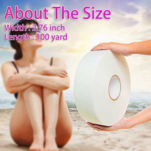 Vumdua Vumdua Non-Woven Wax Strip Roll for Body, Facial, Leg Hair Removal (3\" X 100Yd)