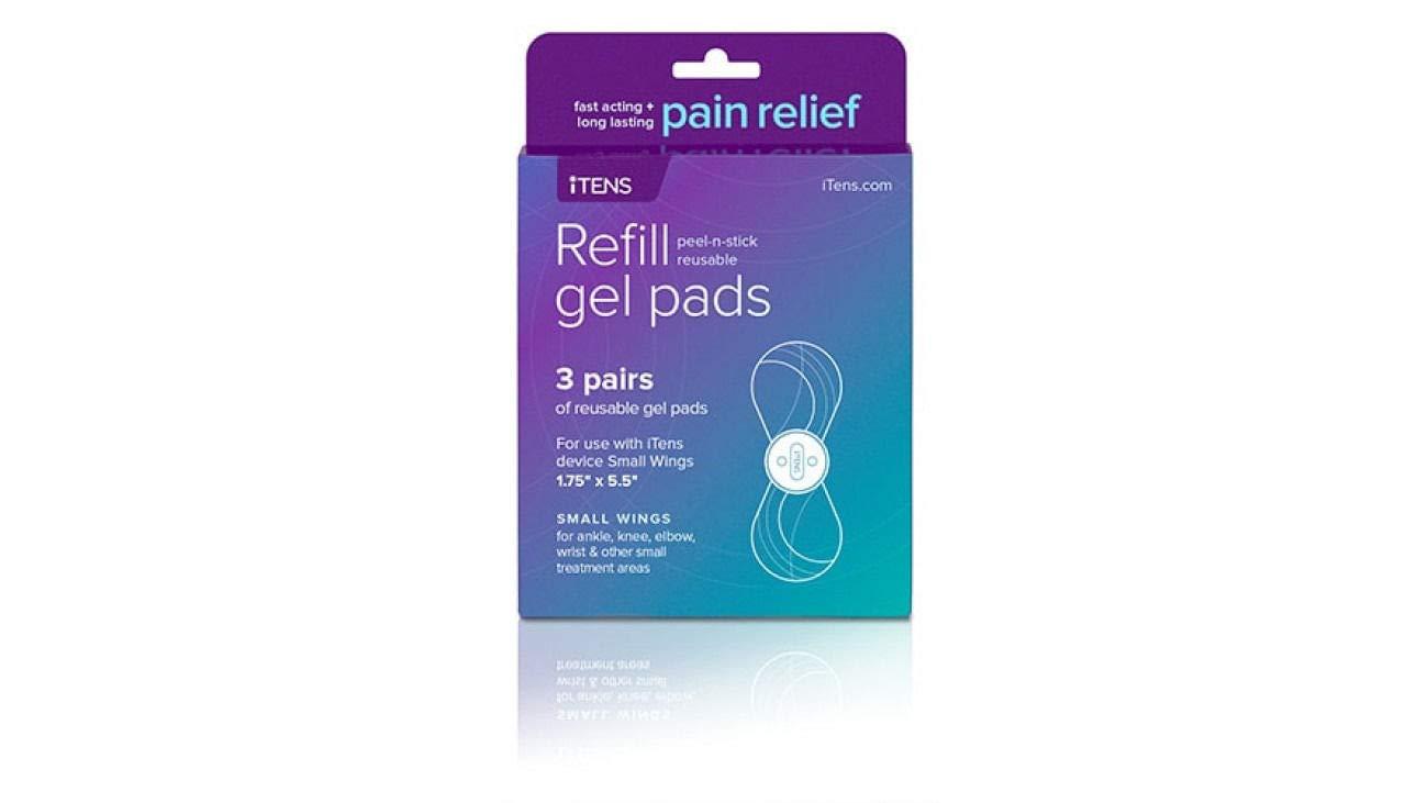 iTENS ITENS Pain Relief Electropathy Gel Pads Wings - Set of 3 (Small, Clear) (Transparent)