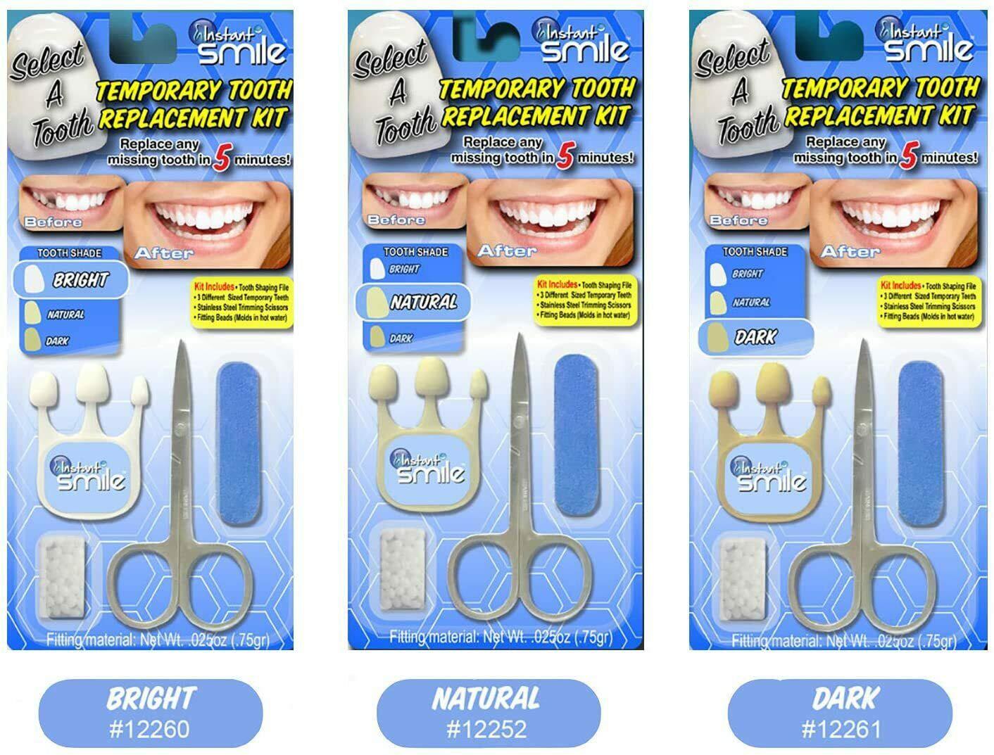 Instant Smile Instant Smile Select A Tooth Temporary Tooth Replacement Kit- Combo