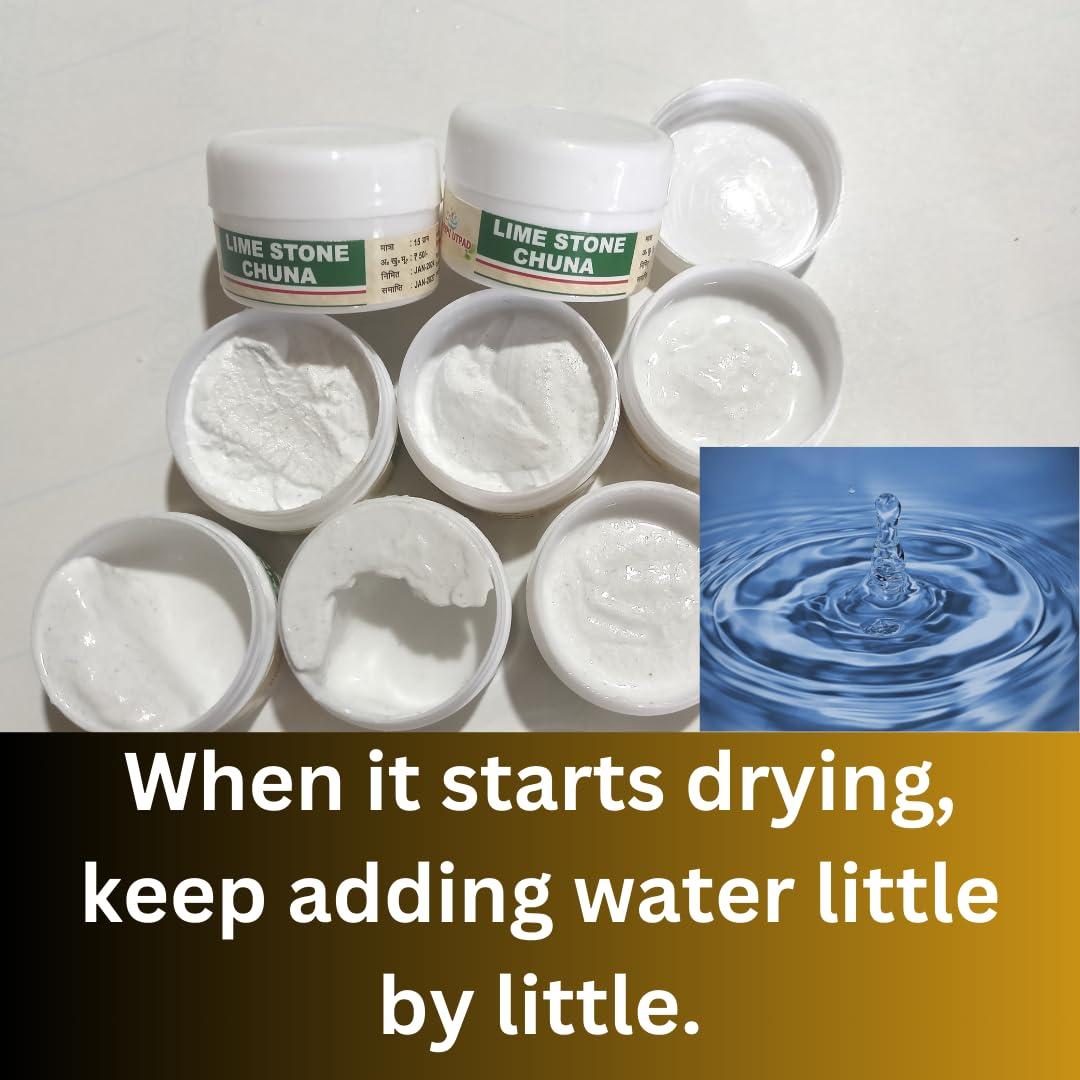 SURBHI UTPAD SURBHI UTPAD Lime Stone Chuna For Eating 75G (15Gx5) - Paste