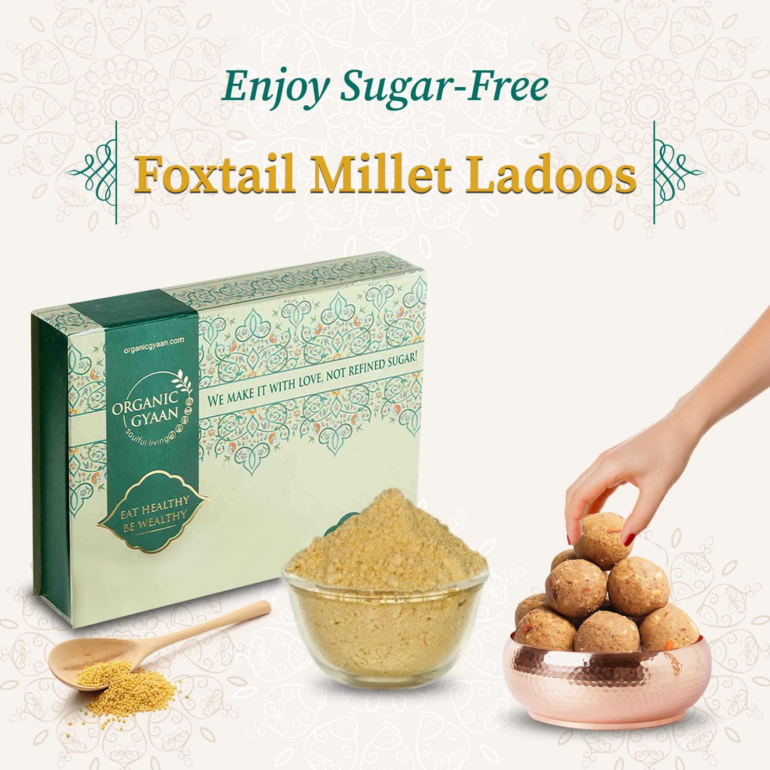 ORGANIC GYAAN Organic Gyaan Foxtail Millet Ladoo 500gm