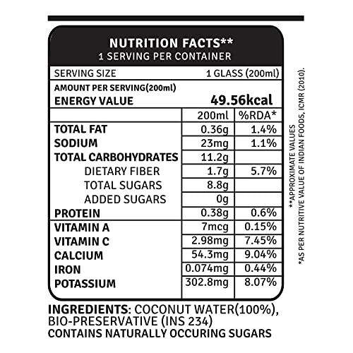 Raw Pressery Raw Pressery Coconut Water (12 x 200ML) - No Added Sugar, Not from Concentrate