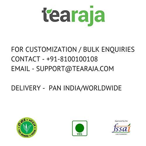 Tearaja Tearaja AURORA Green Tea Gift Box | 10 Test Tubes with Speciality Tea | Herbal Tea Gift | Corporate Gift | Tea Gift | Herbal Tea Gift Pack | New Year Gift | Gifts for Employees | Valentine's Day Gift