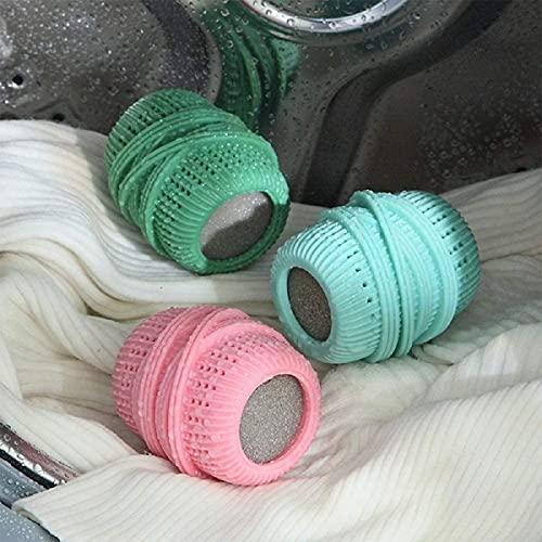 TOMATUS TOMATUS 3 PCS Laundry Balls Premium Soft Washer Ball, Laundry Washing Balls, Anti-entanglement Anti-knotting Strong Decontamination Laundry Ball, Washing Machine Clothing Cleaning Ball (MIX)