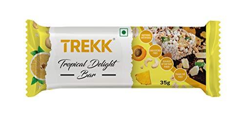 TREKK Trekk Combo Pack of Quinoa Strawberry & Tropical Delight Granola Bar - 35g per bar (6 pc Box) Pack of 2 Boxes