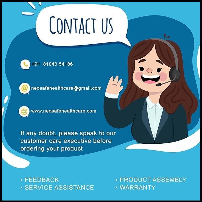 NEOSAFE NEOSAFE Portable Lightweight Plastic Toilet Commode Seat Raiser Elevator Extension with lid cover Ideal for Handicap, Knee Patients, Old Senior Citizen (White, Size: 6 Inch)