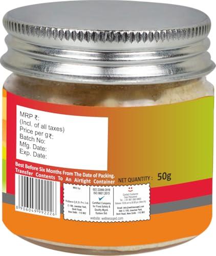 ZERO - G Zero-G Gluten Free Pure Hing (2 Pack combo) - Asafoetida Powder | Hing Powder | Strong Aromatic Hing | Free Flowing | Pure and Natural Hing - 50 Gram Each
