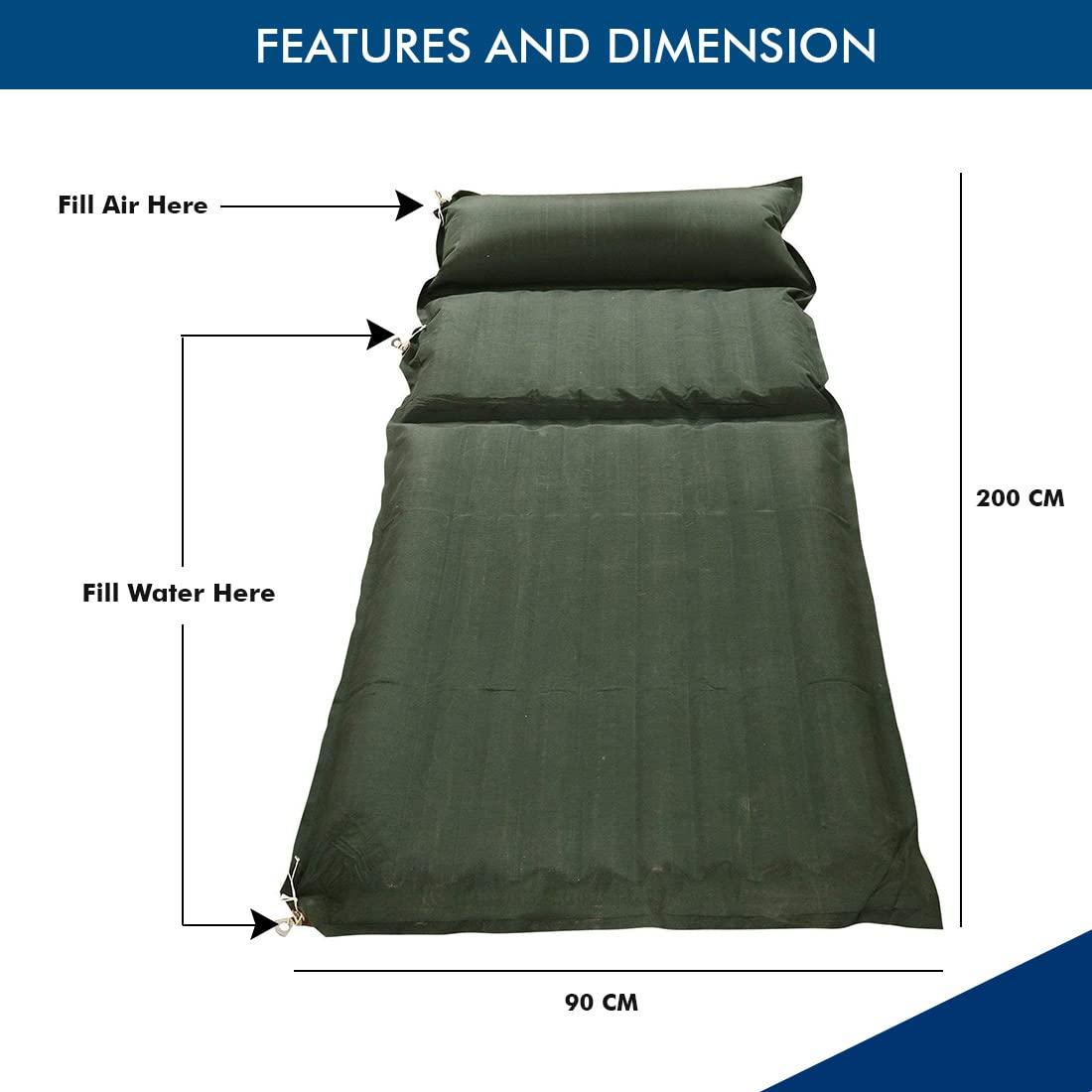 Dr. Care Dr. Care Water Bed for Patients, Medical Antisore Bed, Prevention of Bedsores, Durable Water Mattress, Polycotton, Green