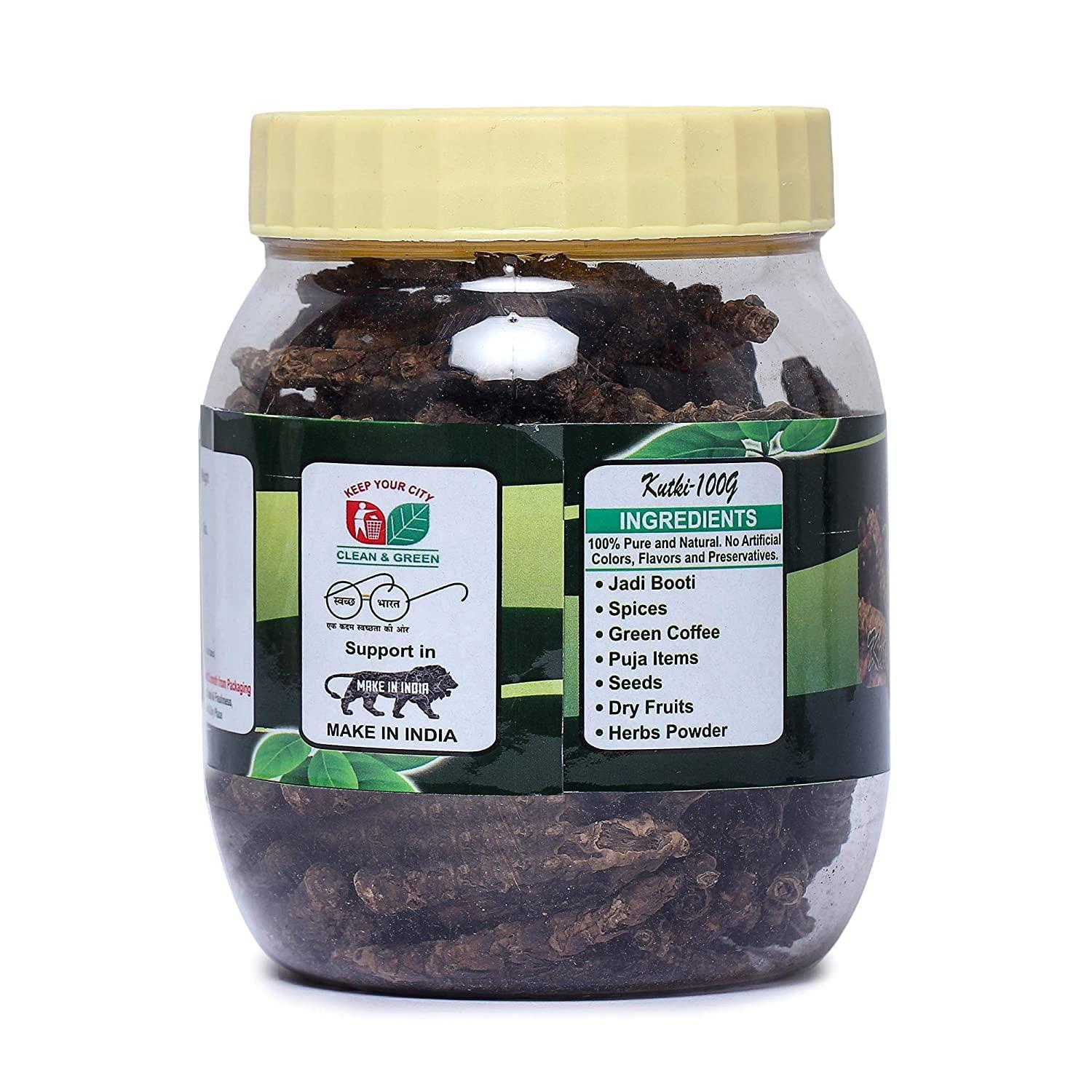 TRH TRH Kutki - Katuki - katuka - Picrorrhiza Kurrora - Kutki Herb - Kutki Picrorhiza Kurroa Hellabore - Hellabore - 100gm