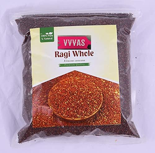 VVVAS VVVAS Ragi Seed Grain Whole Finger Millet Nachani Natural Multi-Grain Ragi Seeds 2Kg
