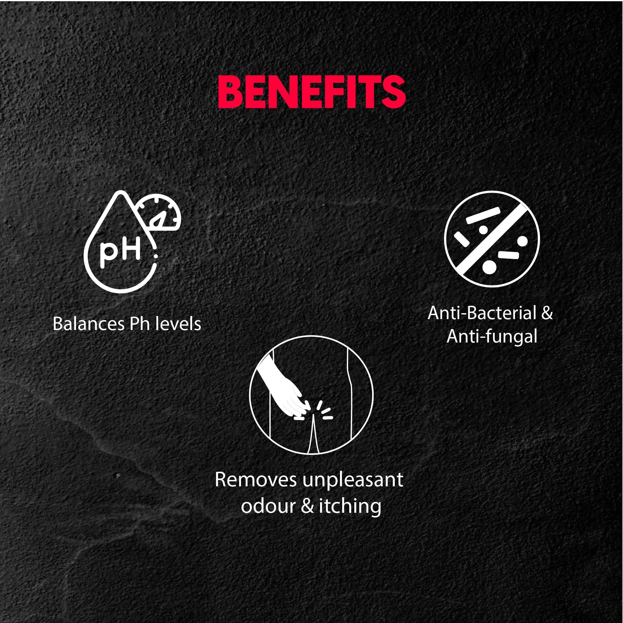 MENVERSE Menverse Intimate Wash for Men 150 ml | With Tea Tree Oil | pH Balanced Foaming Hygiene Wash | Anti Bacterial, Anti-Odour | Paraben Free & Sulfate Free