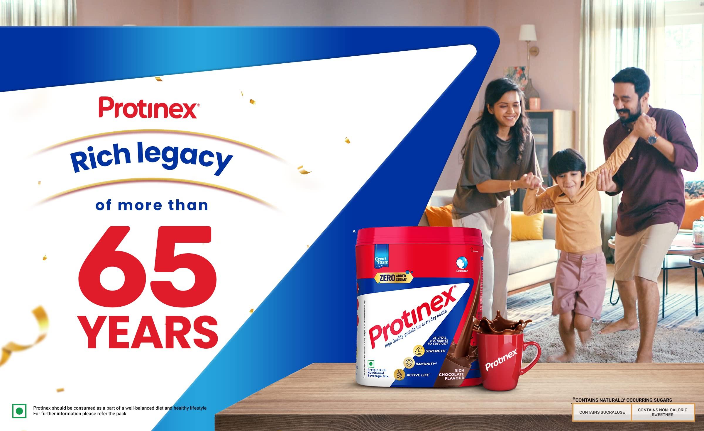 Protinex Protinex Health And Nutritional Drink Mix with High protein & 10 Immuno Nutrients, Tasty Chocolate, 1 Kg & Health And Nutritional Drink Mix with High protein&10 Immuno Nutrients, Tasty Chocolate, 250g
