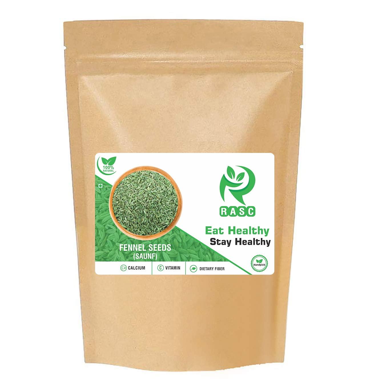 Rasc RASC Fennal Seeds I Saunf I Green Saunf I Pack of 1Kg