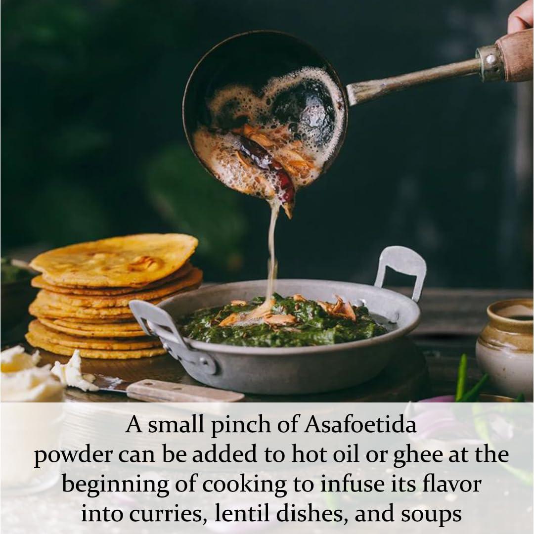 minature Asafoetida Powder (Hing)(Asafetida) by mi nature| Natural | 227g (08oz)(0.5lb) | Indian spice for cooking| From India.