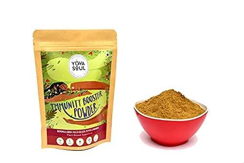 YUVA SOUL YUVA SOUL Natural Immunity Booster Powder, Herbal Immunity Boosting Kadha for All Age Groups, Perfect Blend of Natural Plant Extracts - 150 Grams