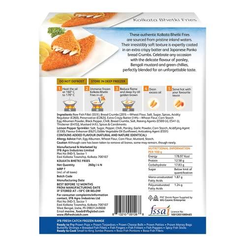 IFB Fresh Catch IFB Fresh Catch - Kolkata Bhetki Fries - 260 g