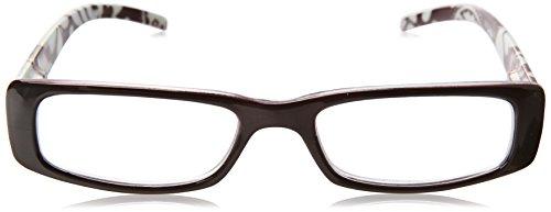 WINK Wink Fancy Brown Floral Rectangle Reading Glass with Matching Pattern Case, +1.50, 0.200 Ounce