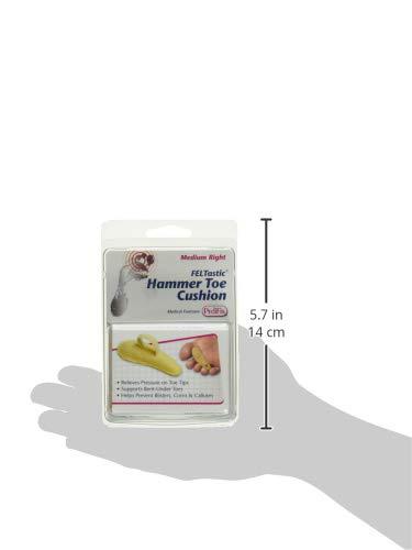 Pedifix PediFix Felt Hammer Toe Crest Cushion, Medium 8+, Right