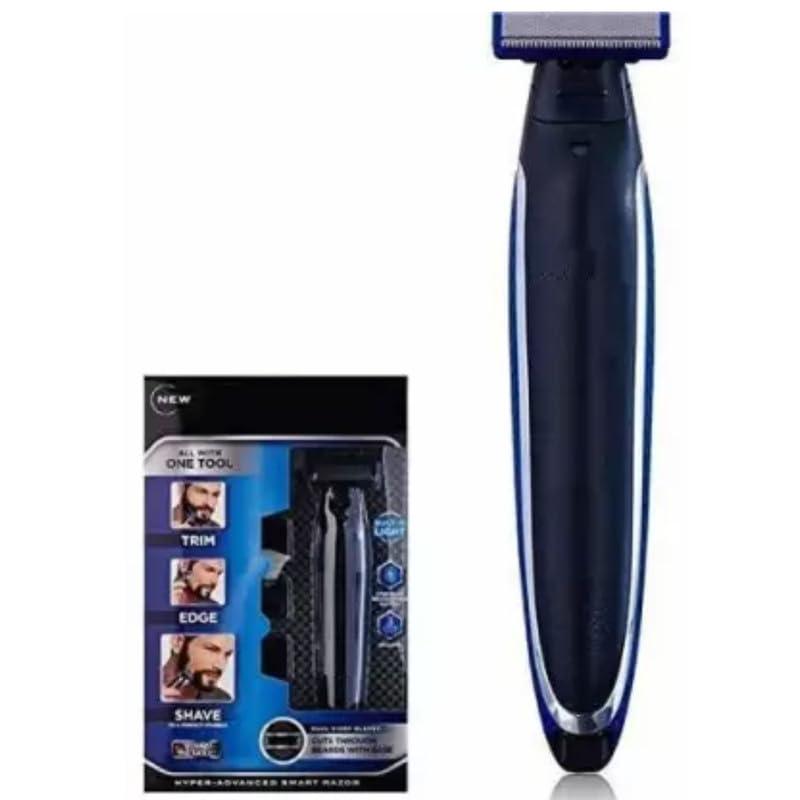 Cospex Cospex Handheld Shaver with Sharp Blade Electric Razor Built-in 150mAh Rechargeable Battery Beard Knife Include 3 Brush Head Replacements_M118