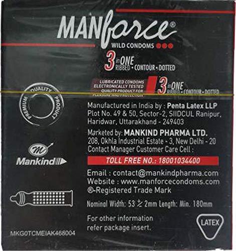 Manforce Manforce Strawberry FLAVOR DOTTED 1 SET 10 PCS CONDOM