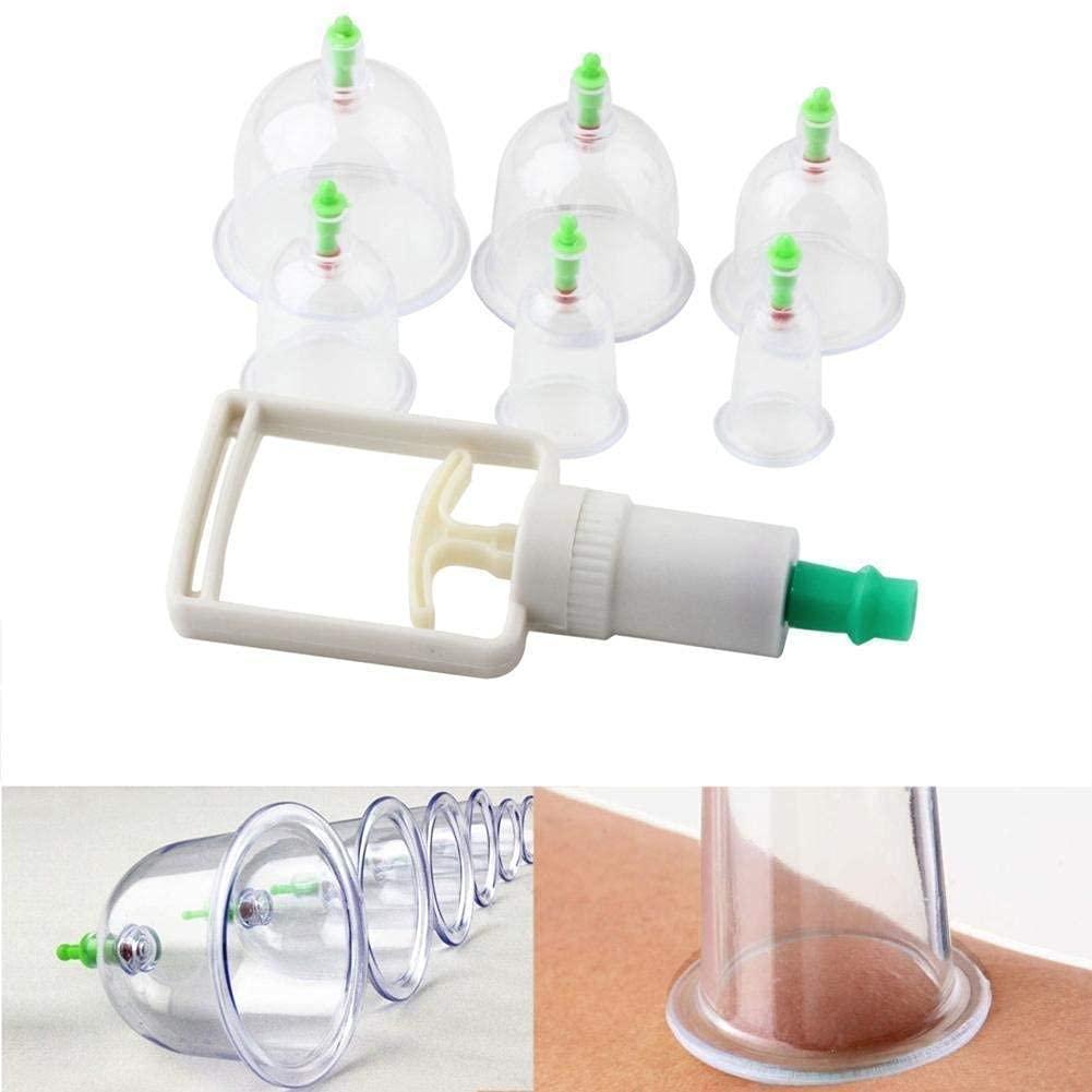 Sampton Sampton Hijama Cupping Set With Pump Vaccum Cupping Set For Pain Relief And Reduce Blood Fat Chinese Cupping Set 6 Cup Vaccum Apparatus