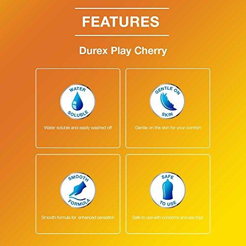 Durex Durex Pleasure Pack (Durex Cherry 50ml, Extra Dots 10s)