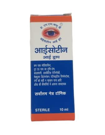 Generic DR. M.S. BASU'S ISOTINE EYE DROP For Digital Screen Strain, Redness, Irritation, Eye Pain, Increased Screen, Time, Pollution | Pack of 6 | (10X6)