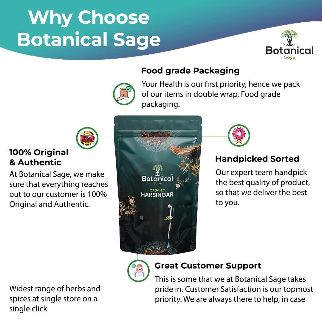 Botanical Sage Botanical Sage- Harsingar flower | Parijat | Harshingar ka phool | Selected | Extra Cleaned