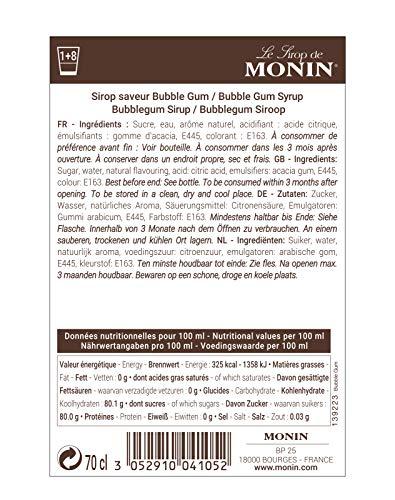 Monin Monin Bubble - Gum Bottle, 700 ml