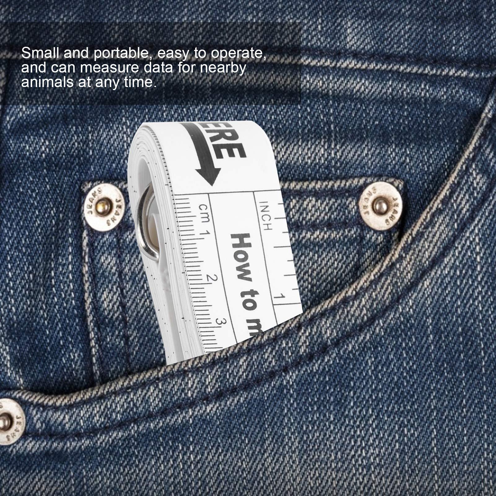 Naroote Horse Height Measure Tape Horse Height Measuring Stick Measure Animal Height, for Measurement of Animal Bu and Weight Measurement Tape Tape Measure Body Body Tape