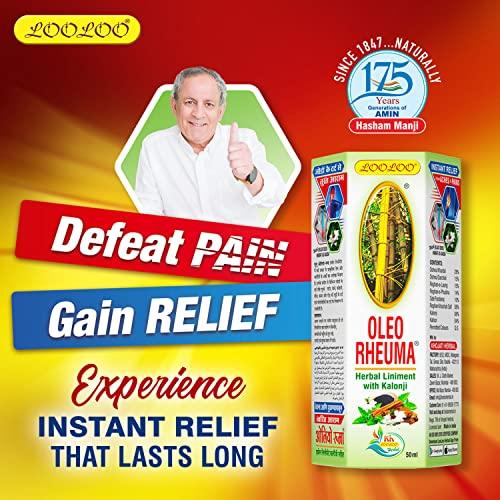LOOLOO LooLoo Combo of 2 - Oleo Rheuma Herbal Liniment Oil - 100ml| Oleo Rheuma Herbal Liniment Oil - 50ml || Combo