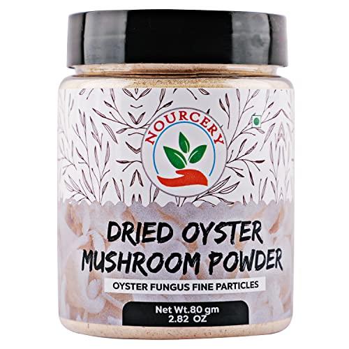 NOURCERY Nourcery Dried Oyster Mushroom Powder, 80Gm (Oyster Fungus Fine Particle)