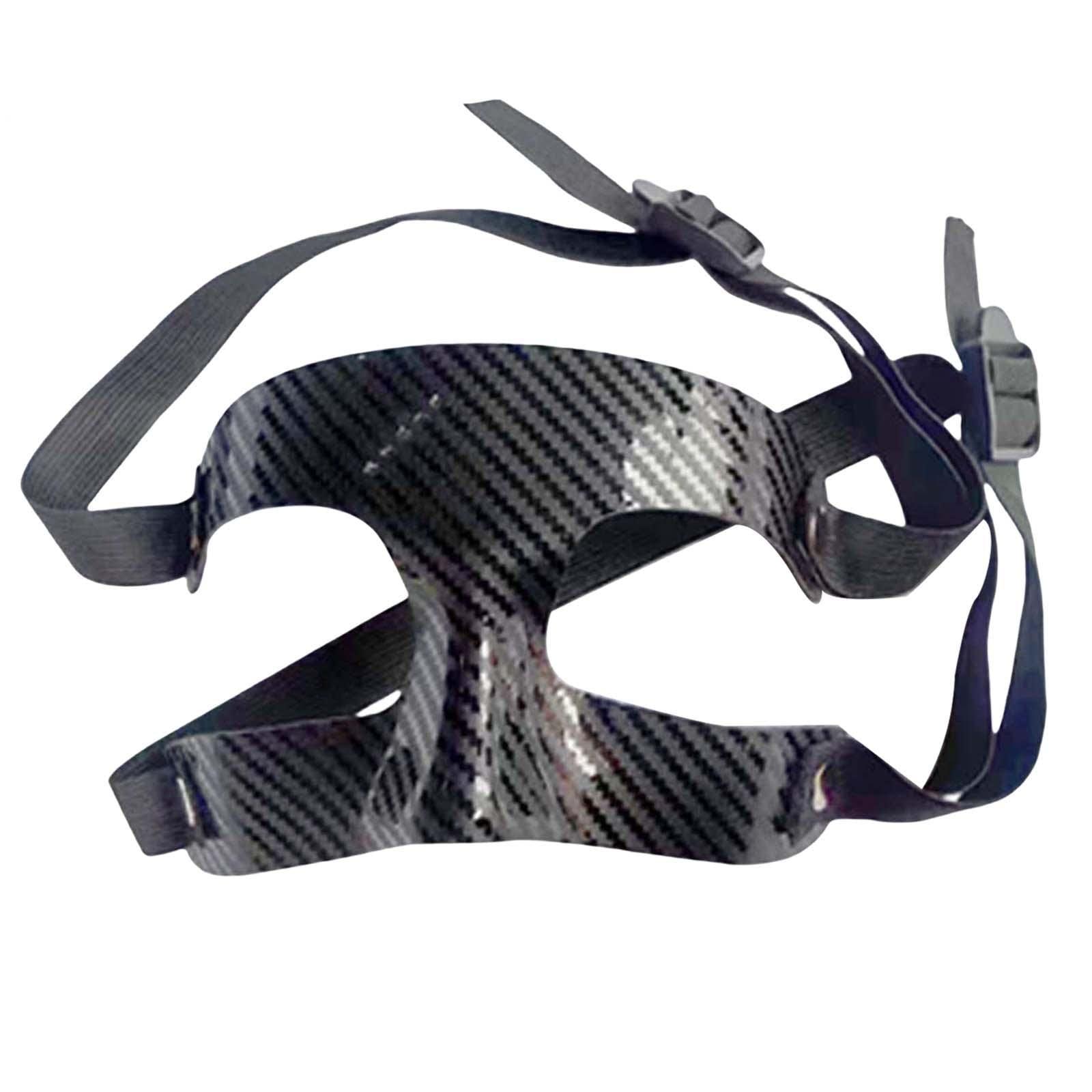 ATORSE ATORSE Basketball Mask Adult Men Women Nose Protector Football Mask Face Nose Guard Half Face 2 Buckles