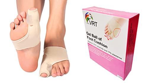 VRT VRT® Toe Pad Bunion Protector Sleeves and Bunion Pain Relief Socks,Soft Gel Pad Toe Protection Socks for Bunions Pain Relief,Hallux Valgus Corrector Sleeve,Foot Care