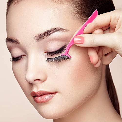 COSLUXE False eyelash applicator, COSLUXE eyelash extension tweezers silicone sleeve tweezers for easy application and removal of magnetic eyelashes - Adjust and repair your eyelashes (PACK OF 1)
