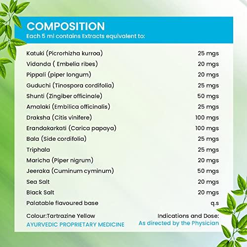 Alopa Alopa Herbal Alopazyme Syrup - Pack of 3 | Ayurvedic Syrup for Constipation, Bloating, Gastric Relief, Indigestion, Nausea Relief Syrup | Ayurvedic Digestive Syrup