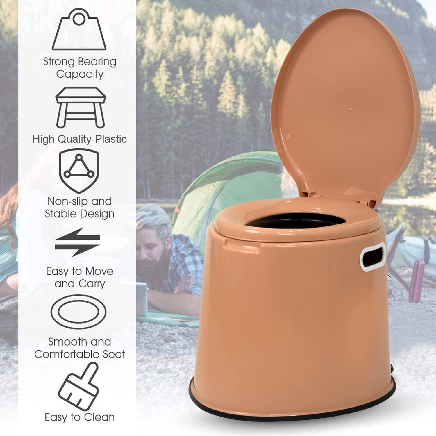 KosmoCare KosmoCare Plastic Portable Commode Toilet Stool, Commode Stool, Toilet Commode For Patients, Indian Commode Stool, Portable Toilet Seat For Adult, Kids & Handicap People, White